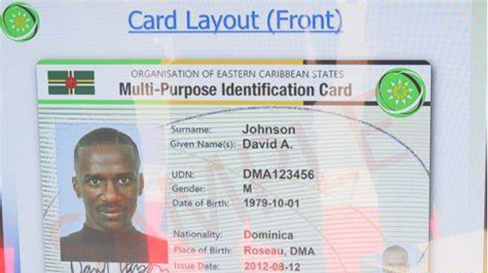 多米尼克身份证：多用途身份证Multi Purpose Identification Cards