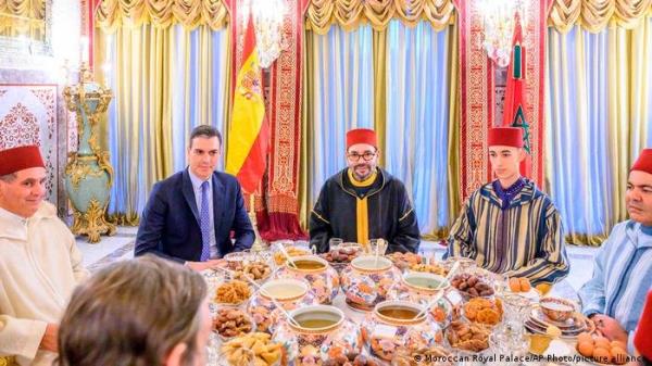 From file: Spanish Prime Minister Sanchez on a two-day visit to Morocco in 2023 | Photo: Moroccan Royal Palace / AP Photo / picture alliance