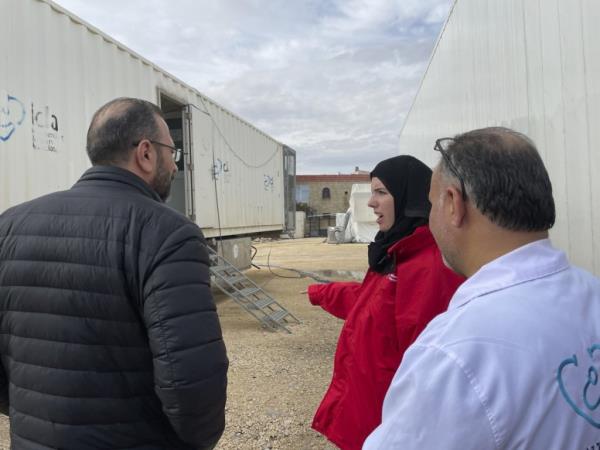 Malteser Internatio<em></em>nal Lena Schellhammer at a field hospital in Syria. 'What I have seen has shaken me' said the humanitarian worker | Photo: Malteser Internatio<em></em>nal Press office