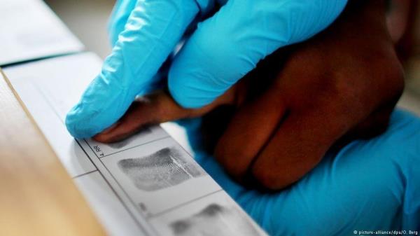 From file: The recording of digital fingerprints | Photo: O. Berg/picture-alliance