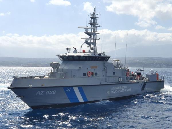 A Greek coast guard vessel in the Aegean Sea, February 2024 | Photo: Hellenic Coast Guard