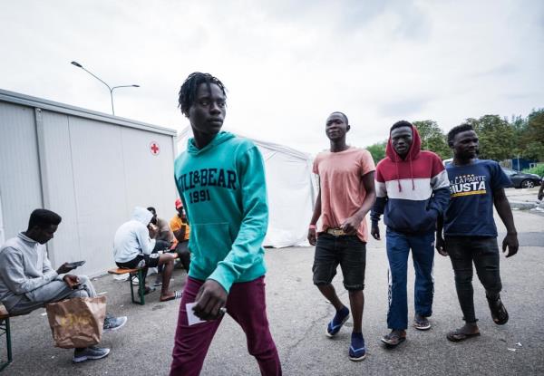 From file: Young migrants at an emergency shelter in Turin on September 20, 2023 | Photo: Tino Romano/ANSA