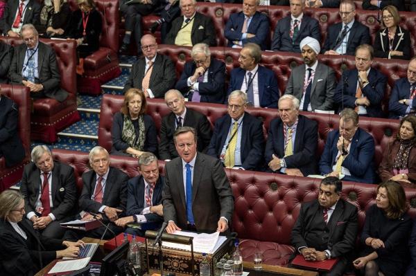 From file: When a bill is repeatedly pushed from the House of Lords (seen here) to the House of Commons, it is known as 'ping-ponging' | Photo: Annabel Moeller / House of Lords Press Office 2023
